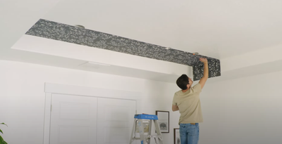 Loomwell Wallpaper Ceiling Install Video