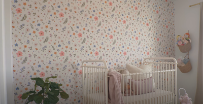 Loomwell Removable Wallpaper Floral Nursery Video
