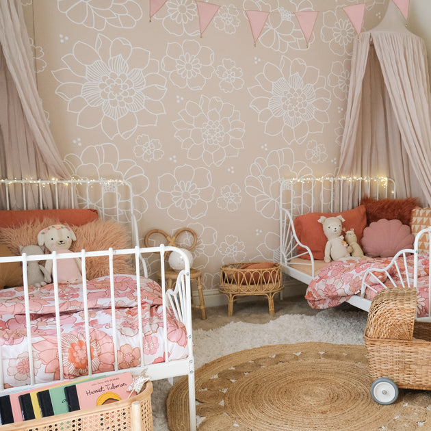 Peel and Stick floral wallpaper Tagged "floral" Loomwell Home Goods