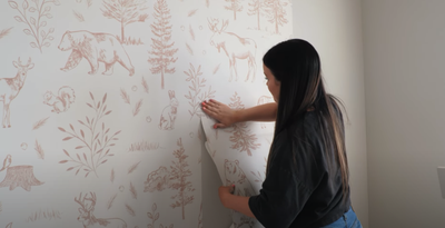 Loomwell Mariah Rose Co Removable Wallpaper install Video