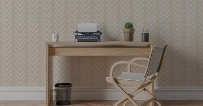 Peel and Stick Wallpaper Ideas for a Home Office