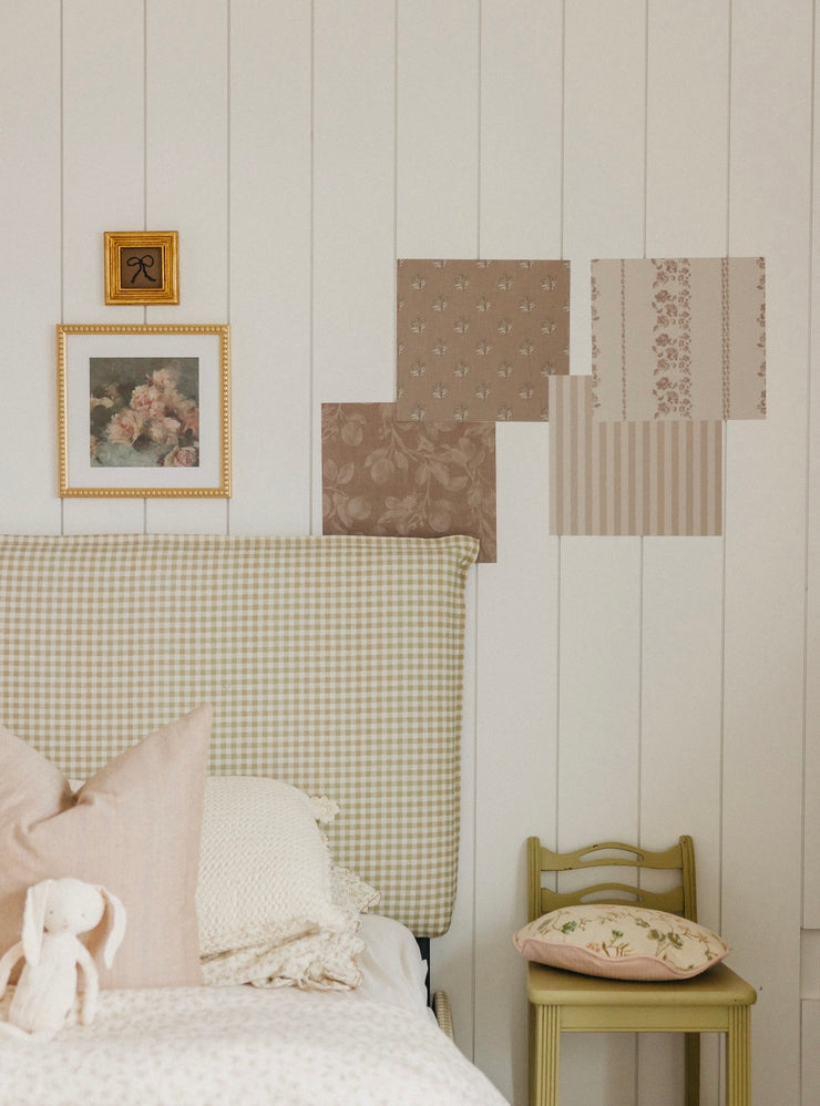 Roselle Stripe Wallpaper by Safari Natalia x Taddy Mikelaites