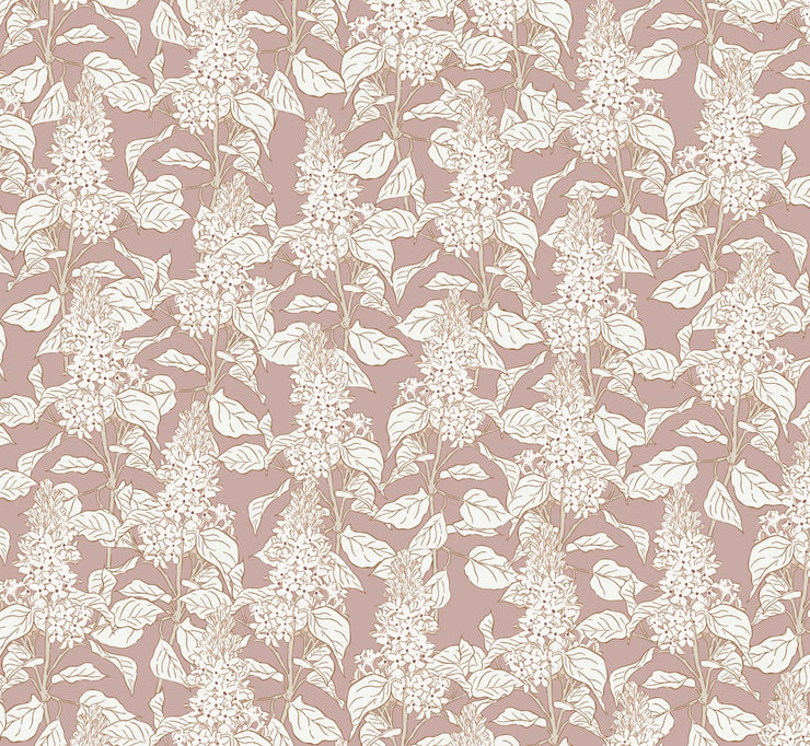 Lilac Wallpaper by Brittany Polatis Design