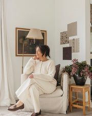 Roselle Stripe Wallpaper by Safari Natalia x Taddy Mikelaites