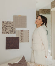Roselle Stripe Wallpaper by Safari Natalia x Taddy Mikelaites