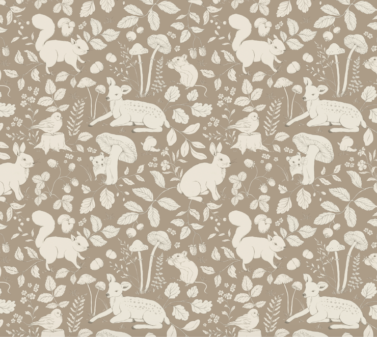 Finch Wallpaper by Daphne and Sage