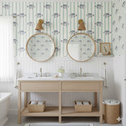 Finn Wallpaper by Kim Hallquist Designs