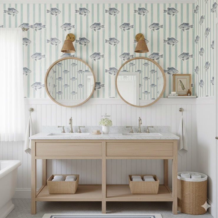 Finn Wallpaper by Kim Hallquist Designs