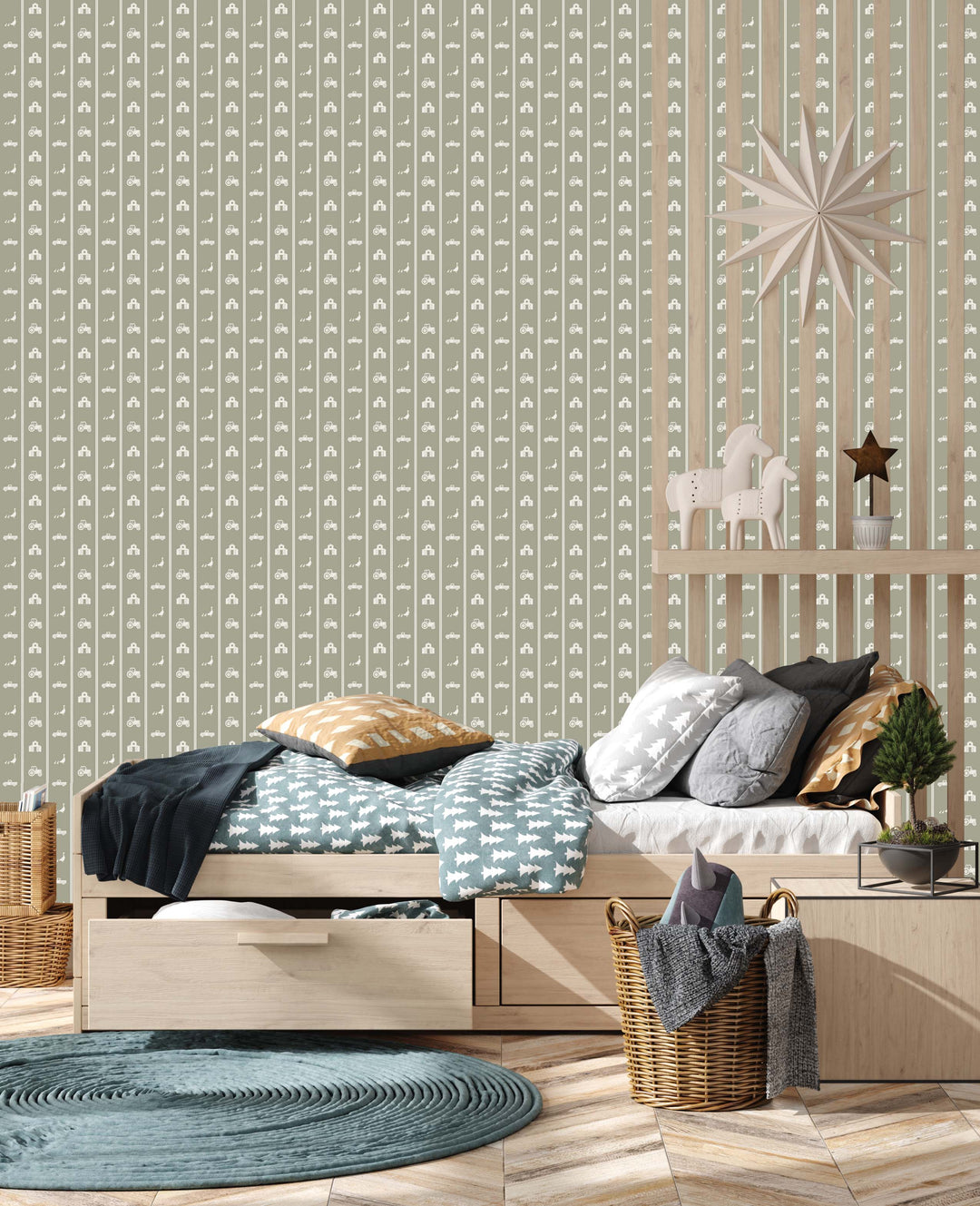 Charlie Wallpaper by Lauren Blair Hersey – Loomwell Home Goods