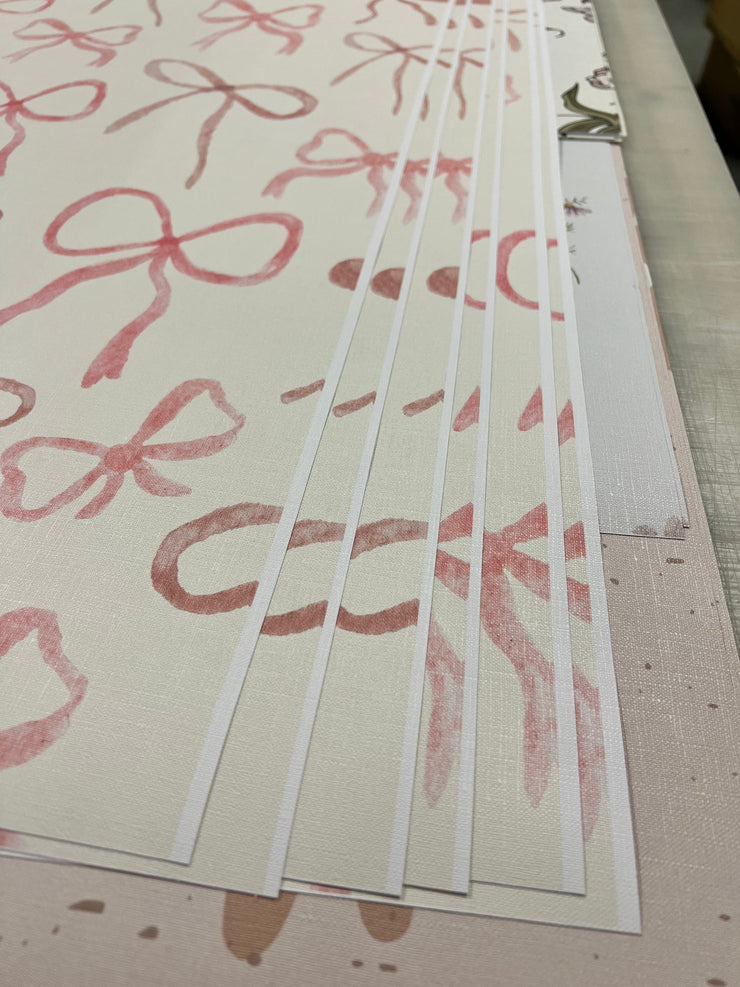 *WAREHOUSE 55* - Persephone Ivory Wallpaper 6 - 2 feet x 8 feet Panels- Imperfect