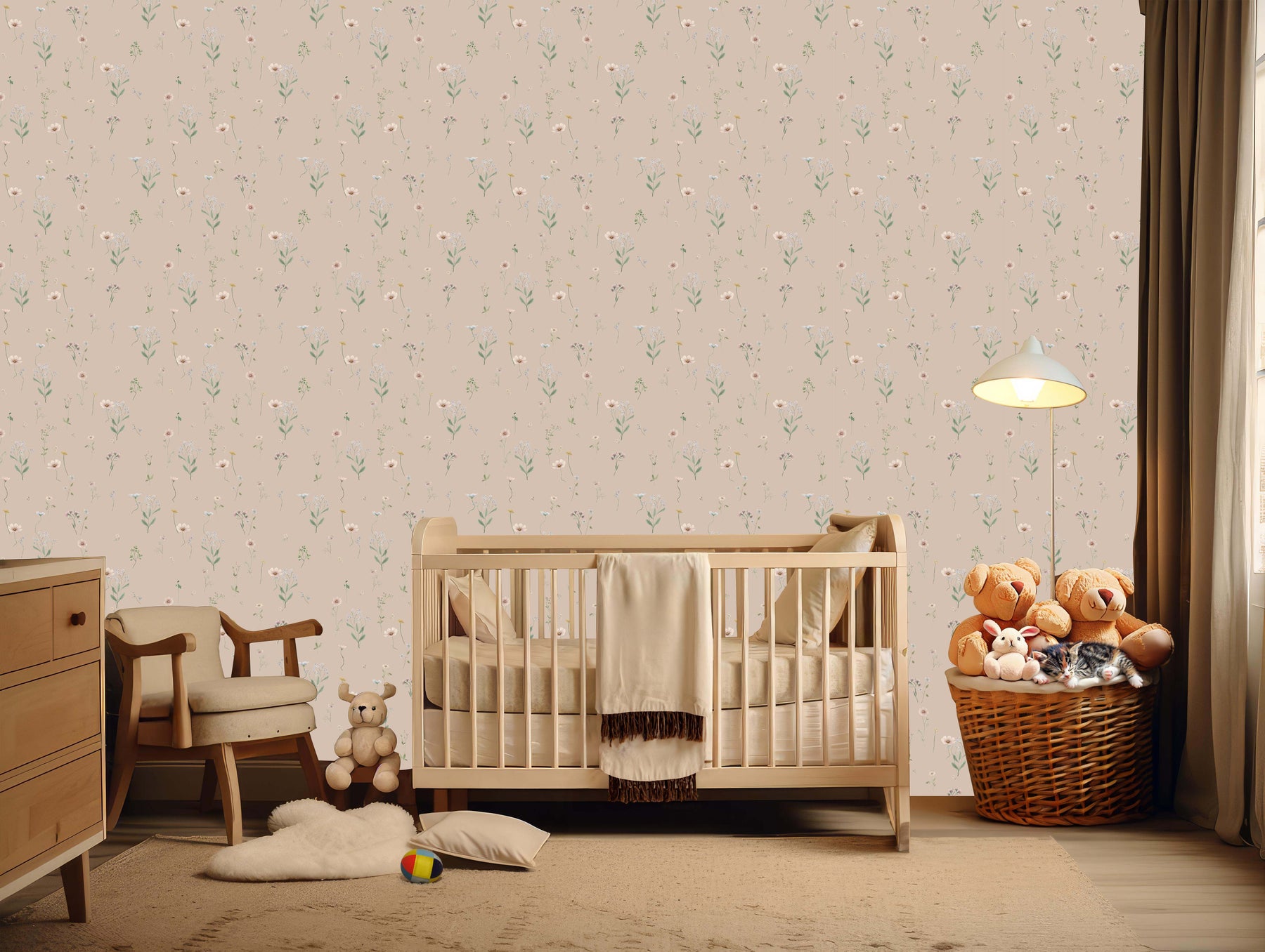 Marta Wallpaper by Emily Cooper Art – Loomwell Home Goods