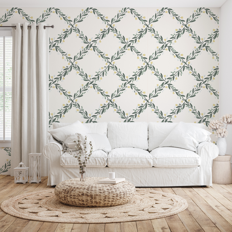 Nyla Wallpaper by Jackie Jean Design