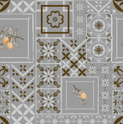 Meena Wallpaper by The Bright Leaf Design