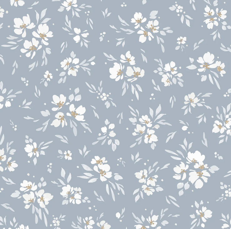 *WAREHOUSE 105* - Alina Blue Wallpaper 13 - 2 feet x 5 feet - PERFECT