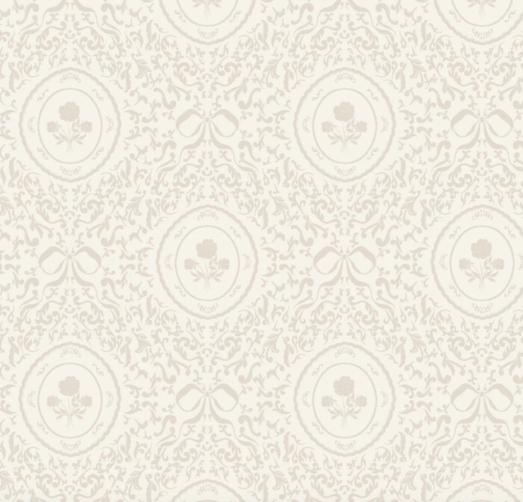 *WAREHOUSE 32* - Louise Cream Wallpaper 10 - 2 feet x 5 feet - PERFECT