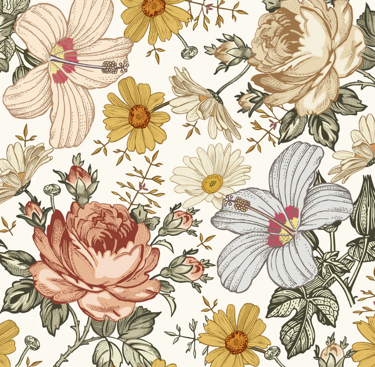 *WAREHOUSE 38* - Mila Wallpaper 4 - 2 feet x 6 feet - PERFECT