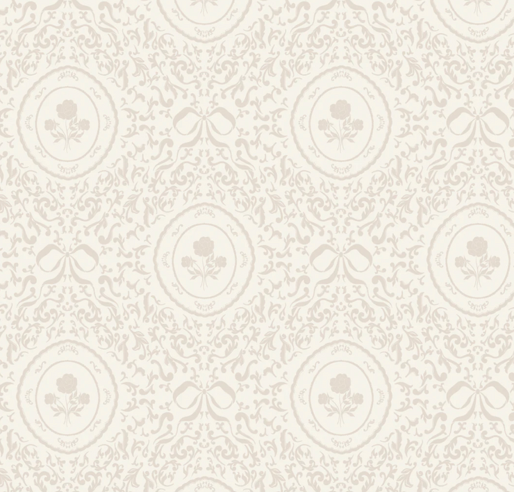 *WAREHOUSE 27* - Louise Cream Wallpaper 2 - 2 feet x 3 feet- PERFECT