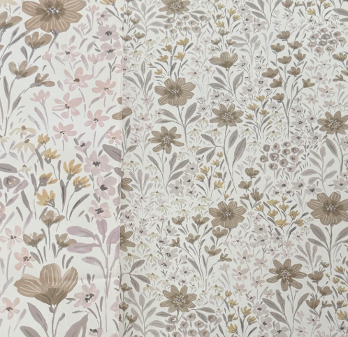 *WAREHOUSE* - Oaklyn Dusty Lavender Small Wallpaper 12 - 2 feet x 4 feet Panels - Imperfect Color
