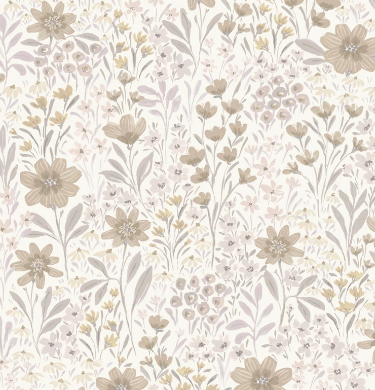 *WAREHOUSE* - Oaklyn Dusty Lavender Large Wallpaper 2 - 2 feet x 12 feet Panel- PERFECT