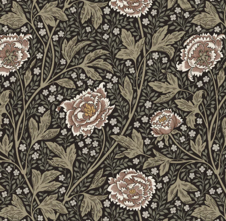 *WAREHOUSE* - Agnes Dark Wallpaper 13 - 2 feet x 3 feet Panel- PERFECT