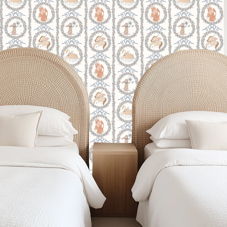 Layce Wallpaper by Painted Hawk Design