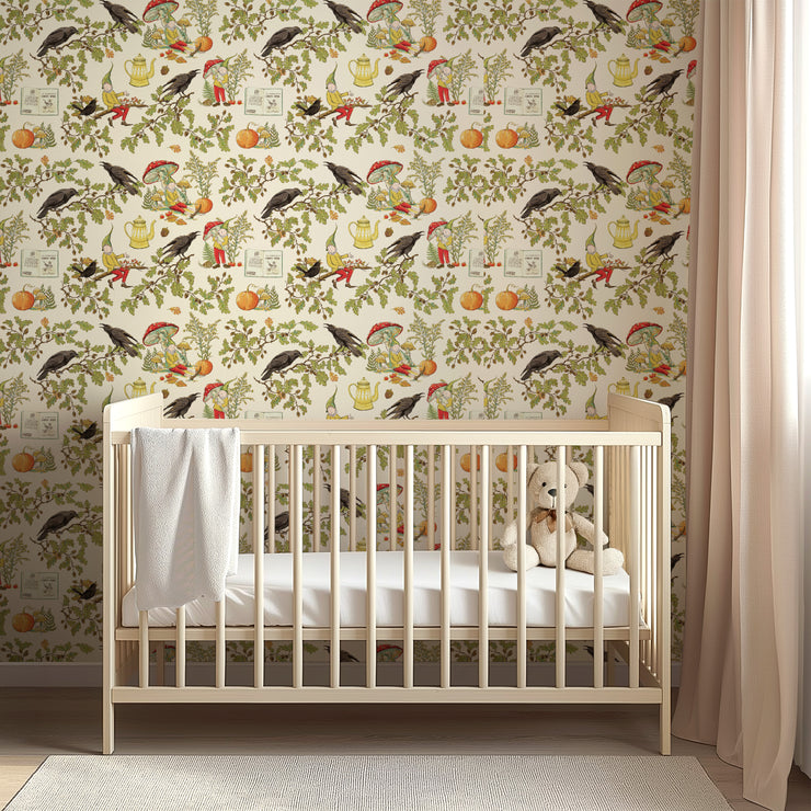 Bramble Wallpaper by Strawberry Snail Illustrations