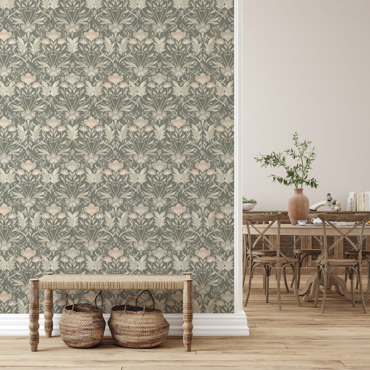 Morris Wallpaper by Aynsley Ovard x Bloomery Decor