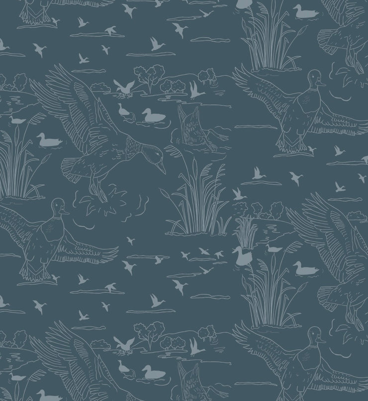 Wallace Wallpaper by Painted Hawk Design