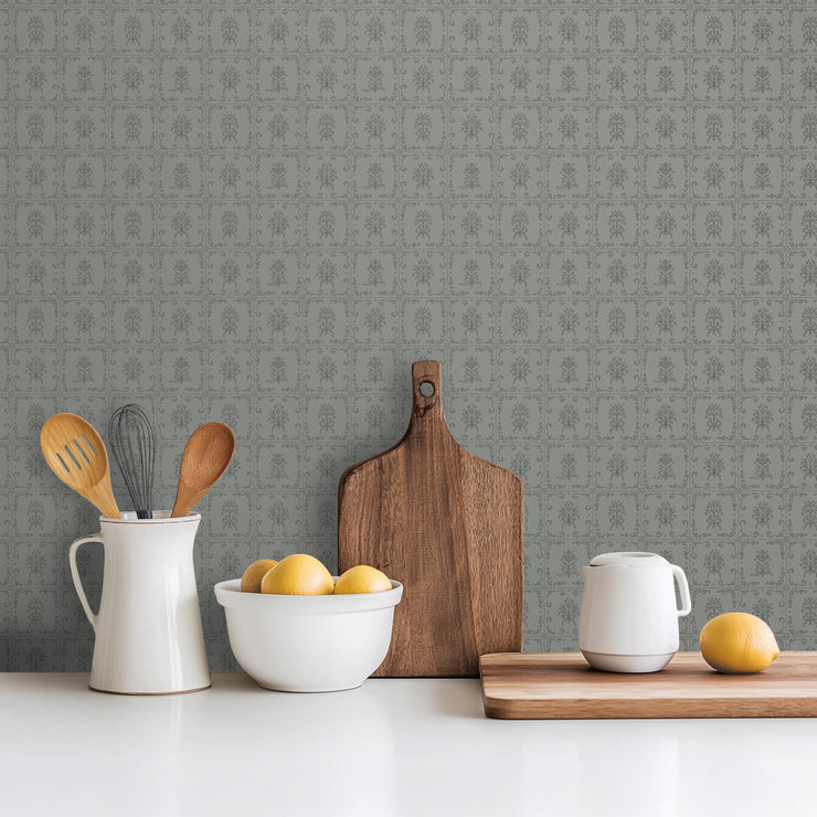 Wrenna Wallpaper by Quirky Paisley Designs