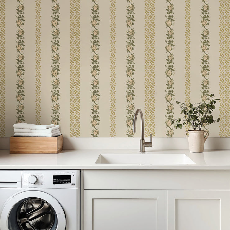 Evanthe Wallpaper by WabiSabi Pattern Studio