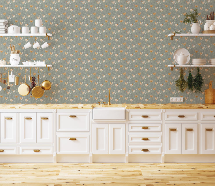 Henrietta Wallpaper by Fede Volpato Studio