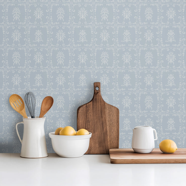 Wrenna Wallpaper by Quirky Paisley Designs