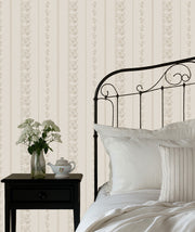 Roselle Stripe Wallpaper by Safari Natalia x Taddy Mikelaites