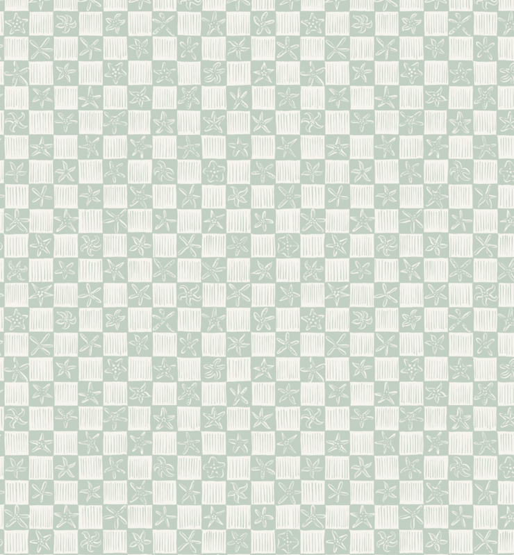 Shellie Wallpaper by Niranjana Mani Design
