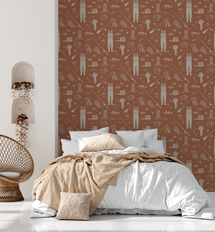 Moby Wallpaper by Kim Hallquist Designs