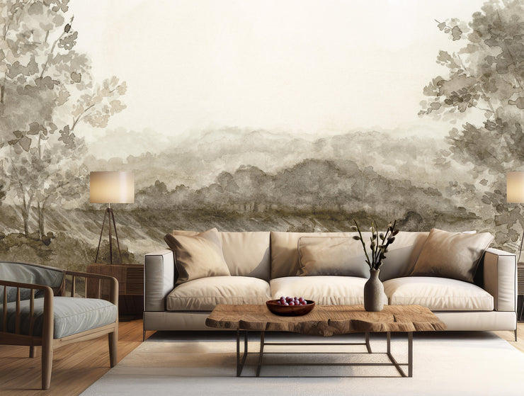 Somerset Fields Wallpaper by Safari Natalia x Taddy Mikelaites