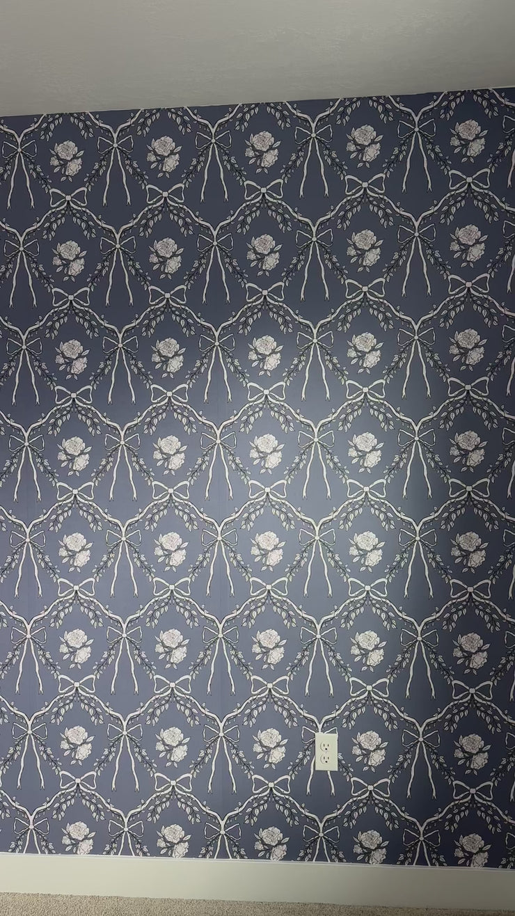 Lysa Wallpaper by Painted Hawk Design