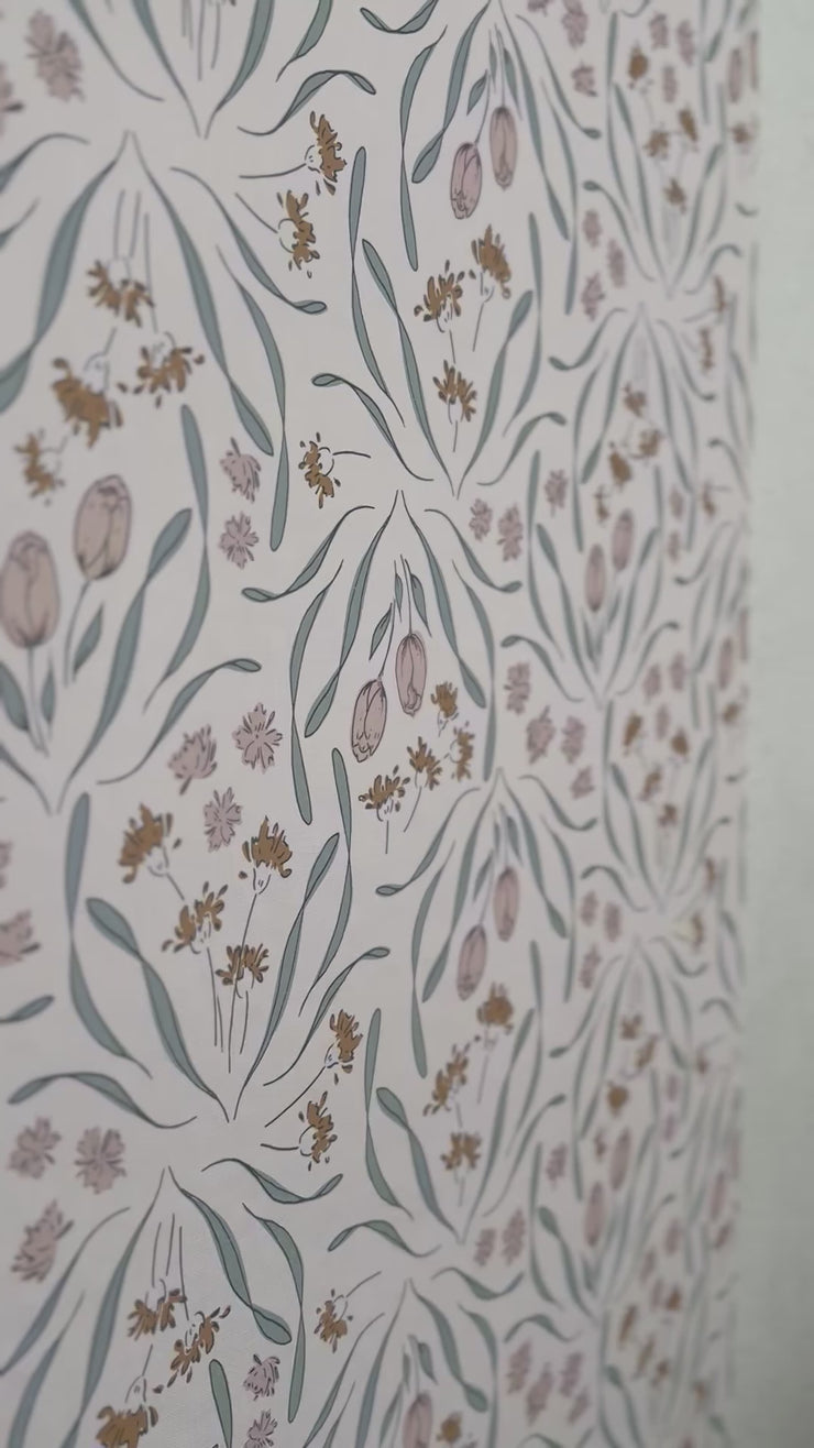 Primrose Wallpaper by Melissa Johnson Design