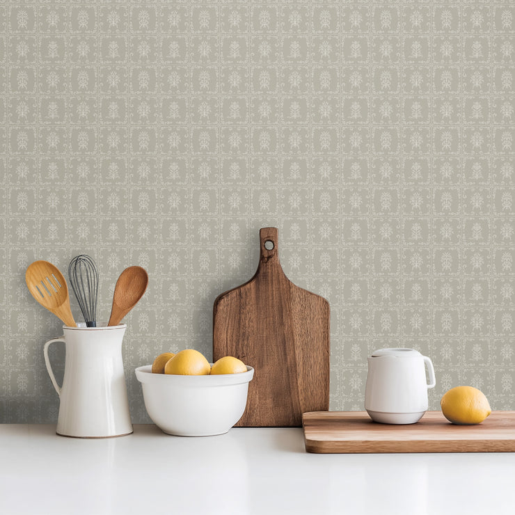 Wrenna Wallpaper by Quirky Paisley Designs