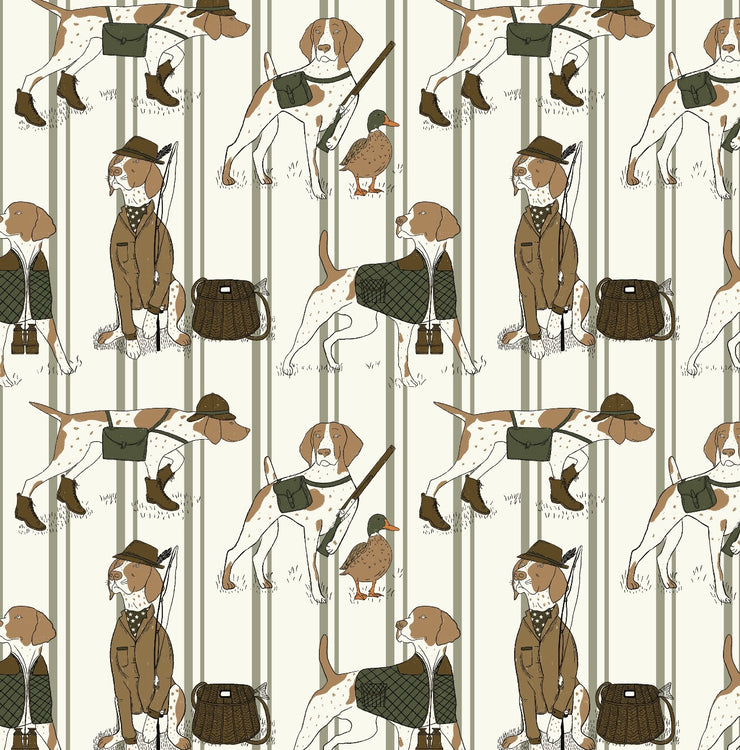 Edmund Wallpaper by Painted Hawk Design