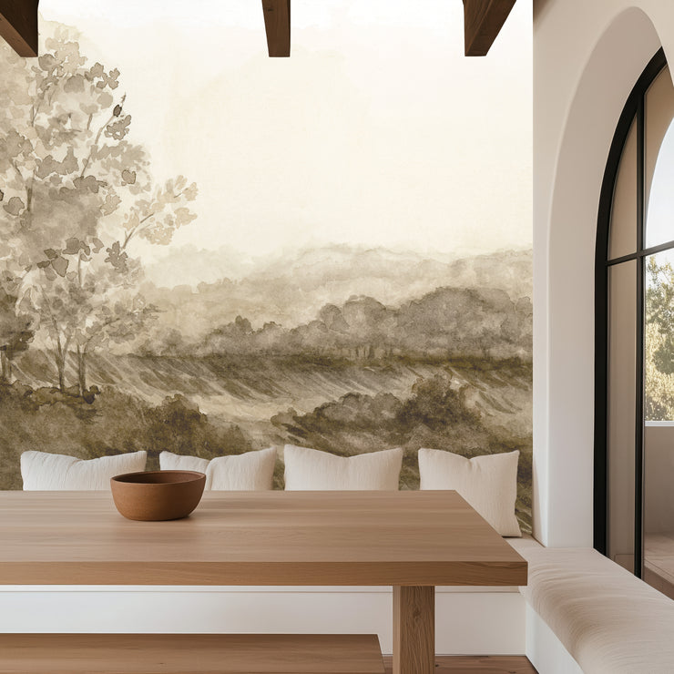 Somerset Fields Wallpaper by Safari Natalia x Taddy Mikelaites