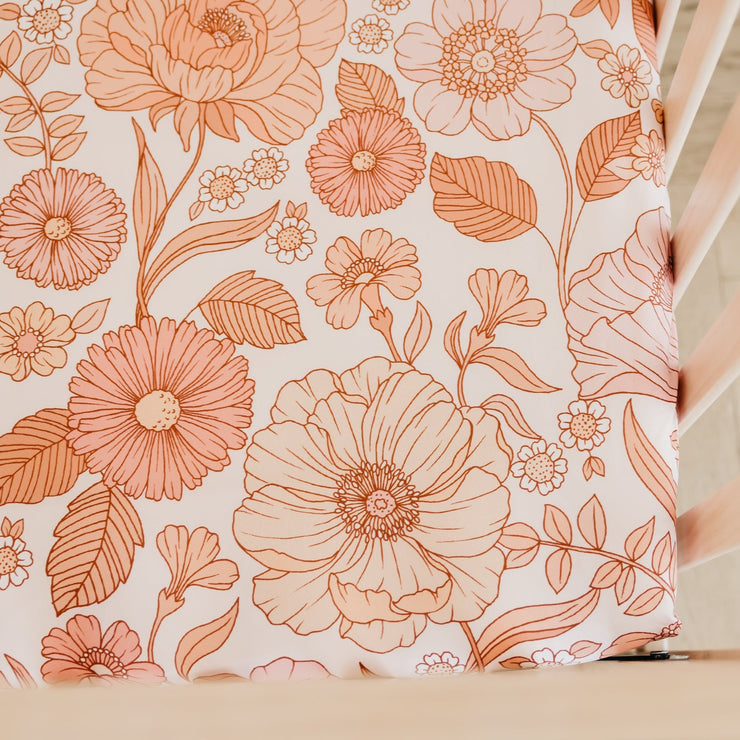 Betsy Crib Sheet by Lovely People Studio