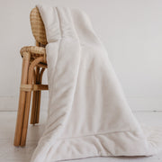 Cream Toddler Snuggle Blanket