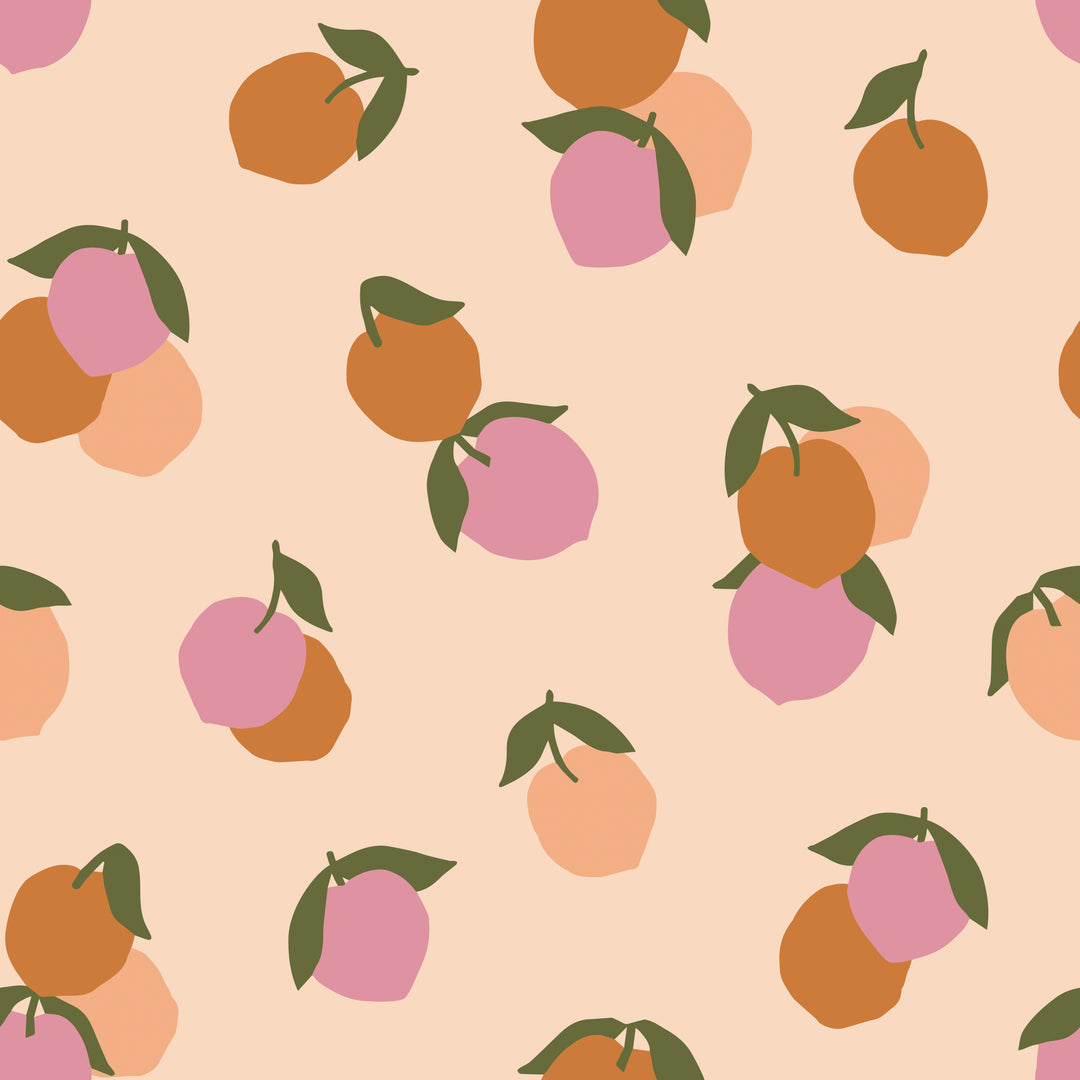 Millions of Peaches Wallpaper by KMBO Designs – Loomwell Home Goods